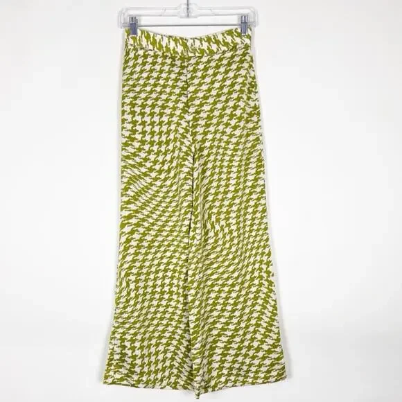 Urban Outfitters Olympia Print Satin Pants Size Small - Picture 2 of 4